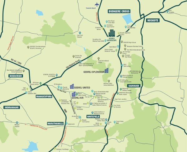 godrej woodscapes location map godrej woodscapes location map